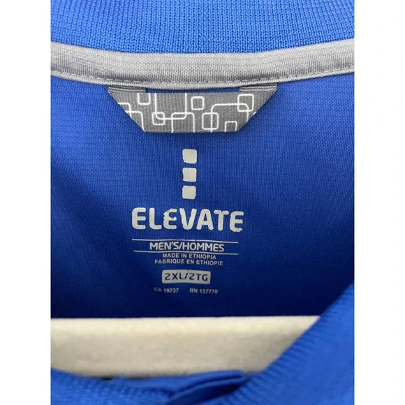 Elevate BF Goodrich Crew Uniform Polo Shirt Size XL Blue Collared Collectible - Picture 3 of 5
